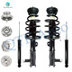 Set 8 Wheel Hub Bearing-Quick Complete Strut-Shock For 2010-2013 Buick Lacrosse