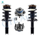 Set Front Wheel Hub Bearing-Quick Complete Strut For 2000 2001 Chevrolet Impala