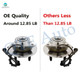 Set of 4 Front Wheel Hub Bearing-Shock Absorber For 2005-2005 Dodge RAM 1500 RWD