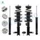 Set of 8 Wheel Hub Bearing-Quick Complete Strut-Coil Spring-Shock For 2013-2015 Chevrolet Malibu