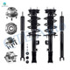 Set of 8 Wheel Hub Bearing Assembly-Quick Complete Strut-Shock Absorber For 2013-2019 Ford Explorer