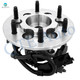 Front Left Wheel Hub-Quick Complete Strut-Coil Spring For 2006-2008 GMC Canyon RWD EXC. 17 18 Wheels with Sport (ZQ8) Suspension