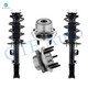 Set 4 Front Wheel Hub Bearing-Quick Complete Strut For 2011 2012 Ford Explorer