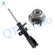 Front Wheel Hub Bearing Assembly-Suspension Strut For 2013-2016 GMC Acadia
