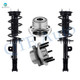 Set 4 Front Wheel Hub-Quick Complete Strut-Coil Spring For 2013-2019 Ford Police Interceptor Utility