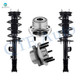 Set 4 Front Wheel Hub Bearing-Quick Complete Strut For 2013-2019 Ford Explorer