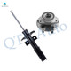Front Wheel Hub Bearing-Suspension Strut Assembly For 2007-2012 GMC Acadia