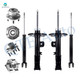 Set of 8 Wheel Hub Bearing Assembly-Suspension Strut-Shock Absorber For 2011 2012 Ford Explorer