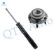 Front Wheel Hub Bearing Assembly-Suspension Strut Assembly For 1994-2004 Ford Mustang