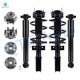 Set of 8 Wheel Hub Bearing Assembly-Quick Complete Strut-Shock Absorber For 2017 GMC Acadia Limited Monotube Performance Upgrade