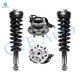 Set Front Wheel Hub-Quick Complete Strut-Coil Spring For 2004-2008 Chevy Colorado EXC. 17 18 Wheels with Sport (ZQ8) Suspension