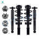 Set of 8 Wheel Hub Bearing Assembly-Quick Complete Strut-Shock Absorber For 2013-2017 Chevrolet Traverse