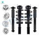 Set of 8 Wheel Hub Bearing Assembly-Quick Complete Strut-Shock Absorber For 2007-2010 Saturn Outlook Monotube Performance Upgrade