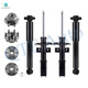 Set of 8 Wheel Hub Bearing Assembly-Suspension Strut-Shock Absorber For 2007-2012 GMC Acadia Monotube Performance Upgrade