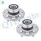 Pair Of 2 Rear Wheel Hub Bearing Assembly For 1993-1997 Honda Civic Del Sol Rear Drum