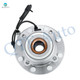 Set of 4 Front Drilled Slotted Brake Disc Rotors-Wheel Hub Bearing Assembly For 2003 2004 Chevrolet Suburban 2507