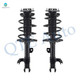 Pair of 2 Front L-R Quick Complete Strut-Coil Spring For 2012-2017 Toyota Camry