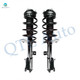 Pair 2 Front L-R Quick Complete Strut-Coil Spring For 2007-2010 Chrysler Sebring