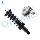 Front Quick Complete Strut-Coil Spring-Wheel Hub Bearing For 2005 XE 4WD, 2008-2019 Nissan Frontier 4WD