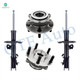 Set of 4 Front Suspension Strut-Wheel Hub Bearing Assembly For 2013 Nissan Rogue