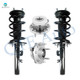 Set of 4 Front Quick Complete Strut-Coil Spring Assembly-Wheel Hub Bearing Assembly For 2012 Ford Taurus V6 3.5L