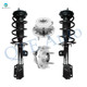 Set of 4 Quick Complete Strut-Coil Spring Assembly-Wheel Hub Bearing Assembly For 2013-2019 Ford Flex Set of 4 Quick Complete Strut-Coil Spring Assembly-Wheel Hub Bearing Assembly For 2013-2019 Ford Flex