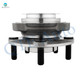 Set of 4 Front Quick Complete Strut-Coil Spring-Wheel Hub Bearing For 2014 2015 Nissan Rogue Select