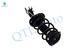 Front Left Quick Complete Strut-Coil Spring-Wheel Hub Bearing For 2014 2015 Nissan Rogue Select FWD