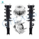 Set of 4 Front Quick Complete Strut-Coil Spring Assembly-Wheel Hub Bearing Assembly For 2013-2019 Ford Taurus V6
