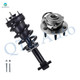 Front Quick Complete Strut-Coil Spring Assembly-Wheel Hub Bearing Assembly For 2015-2020 Chevrolet Suburban 4WD Monotube Performance Upgrade