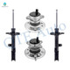 Set Rear Suspension Strut-Wheel Hub Bearing For 2001-2003 Toyota Highlander FWD