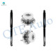 Set of 4 Rear Shock Absorber-Wheel Hub Bearing Assembly For 2011-2014 Ford Edge