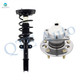 Rear Left Quick Complete Strut-Coil Spring-Wheel Hub Bearing For 1998-2002 Oldsmobile Intrigue