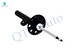 Front Right Suspension Strut Assembly-Wheel Hub Bearing Assembly For 2009 Ford Flex