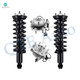 Set 4 Front Quick Complete Strut-Coil Spring-Wheel Hub Bearing For 2005-2015 Nissan Xterra