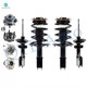 Set of 8 Quick Complete Strut-Coil Spring Assembly-Suspension Strut Assembly-Wheel Hub Bearing Assembly For 1997-2001 Pontiac Grand Prix