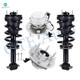 Set Front Quick Complete Strut-Coil Spring-Wheel Hub Bearing For 2007-2014 GMC Yukon XL 1500