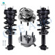Set of 4 Front Quick Complete Strut-Coil Spring Assembly-Wheel Hub Bearing Assembly For 2015-2020 GMC Yukon 4WD