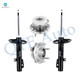 Set of 4 Front Suspension Strut Assembly-Wheel Hub Bearing Assembly For 2009 Ford Flex