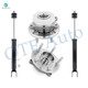 Set 4 Rear Shock Absorber-Wheel Hub Bearing Assembly For 2010-2012 Ford Taurus