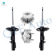Set of 4 Front Suspension Strut Assembly-Wheel Hub Bearing Assembly For 2009 Lincoln MKS