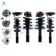 Set 8 Quick Complete Strut-Coil Spring-Wheel Hub Bearing For 1998-2001 Oldsmobile Intrigue
