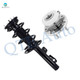 Front Right Quick Complete Strut-Coil Spring Assembly-Wheel Hub Bearing Assembly For 2010 2011 Ford Taurus FWD