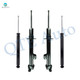 Set of 4 Front Bare Strut Assembly - Rear Shock For 2005-2010 Chrysler 300 RWD