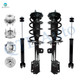 Set of 8 Quick Complete Strut-Wheel Hub Bearing-Shock For 2013-2019 Ford Flex