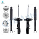 Set of 8 Suspension Strut-Wheel Hub Bearing Assembly-Shock For 2009 Lincoln MKS