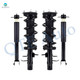 Set Front Quick Complete Strut-Coil Spring-Rear Complete Shock To 2009-2013 Infiniti G37 AWD