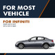 Set Front Quick Complete Strut-Coil Spring-Rear Complete Shock To 2009-2013 Infiniti G37 AWD