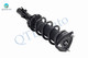 Set Front Quick Complete Strut-Coil Spring-Rear Complete Shock To 2009-2013 Infiniti G37 AWD