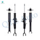 Set 4 Front Suspension Strut-Rear Complete Shock For 2003-2006 Infiniti G35 RWD